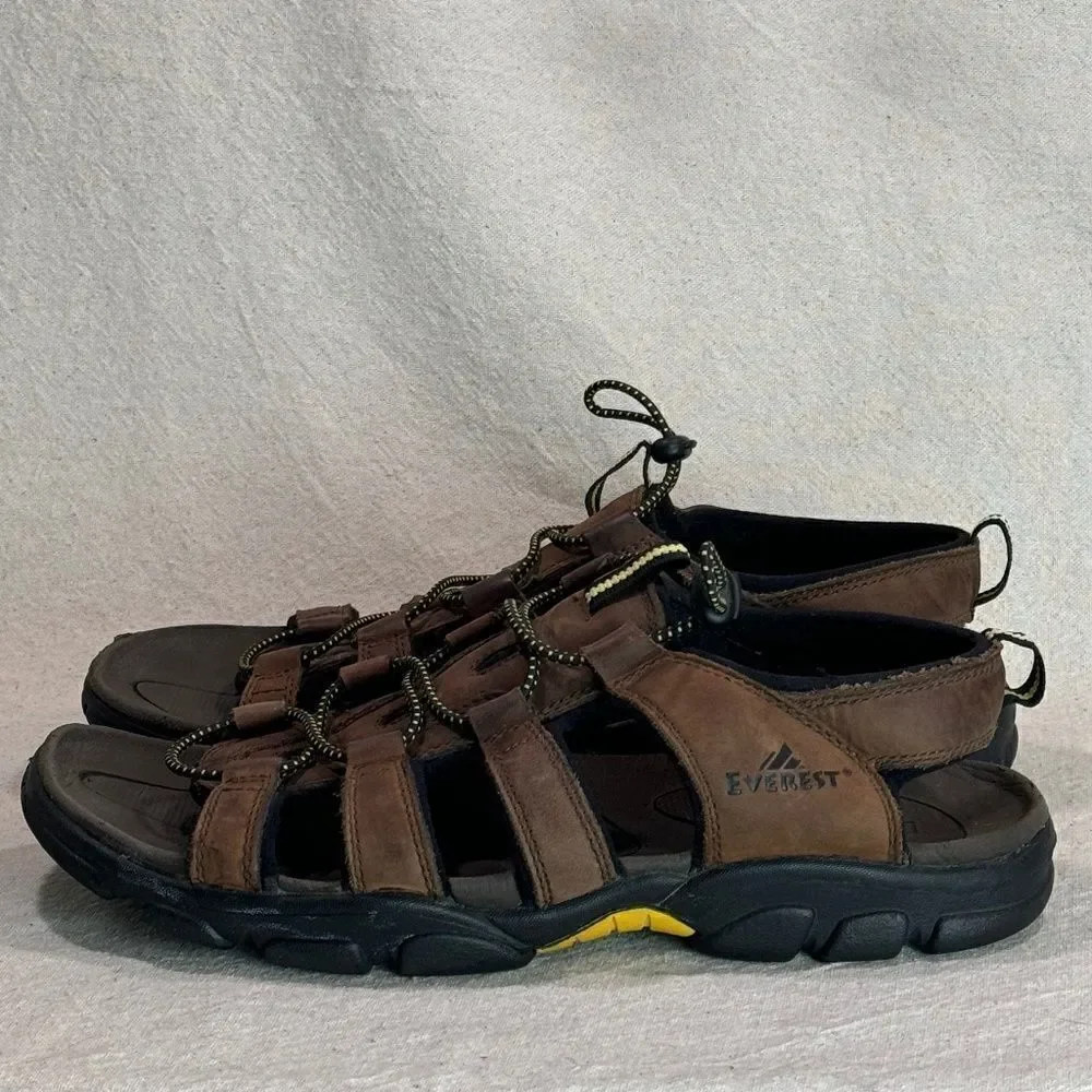 Everest 'Agile Brown' Hiking Water Sandals Mens Size 10.5M